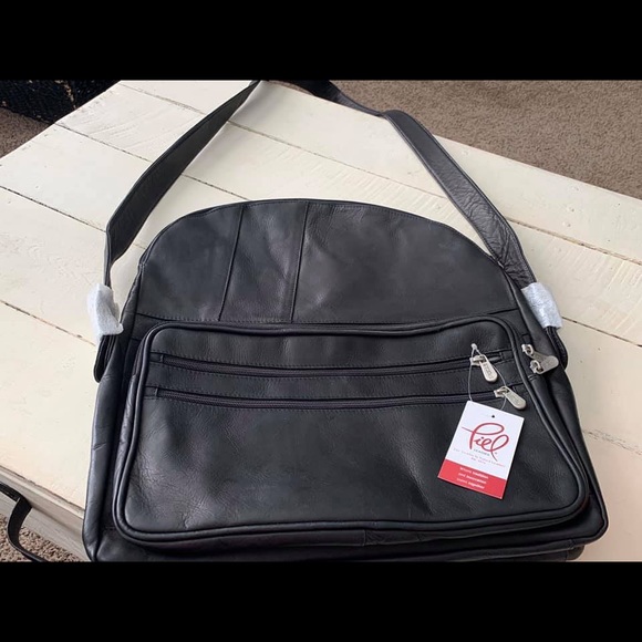 Piel leather cross-body tote bag - Picture 2 of 8